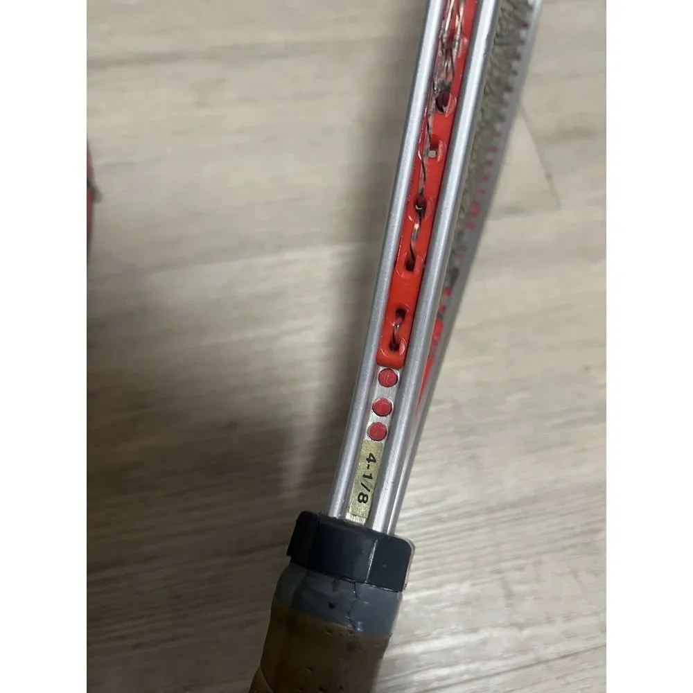 Demon 4-1/8 Power Flex Tennis Racket‎ Vintage Aluminum With Cover Style # 3020